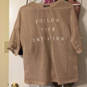 Cute see through shirt